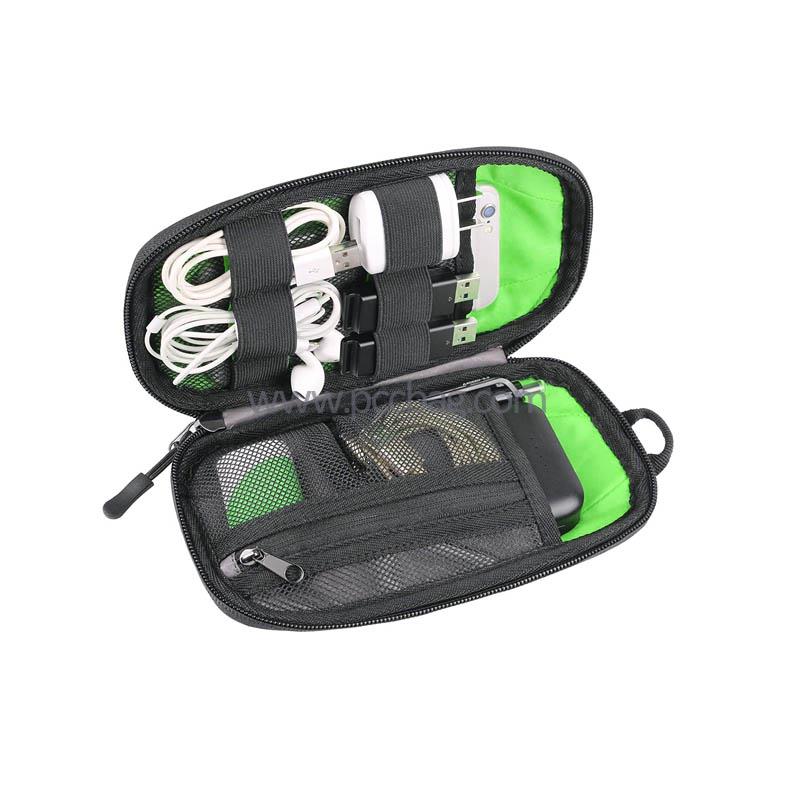 ElectronicOrganizerTravelBag,AccessoriesStorageBagforHardDrives,Cables,MemorySticks,Charger,Phone,USB,SDCardsA708-1