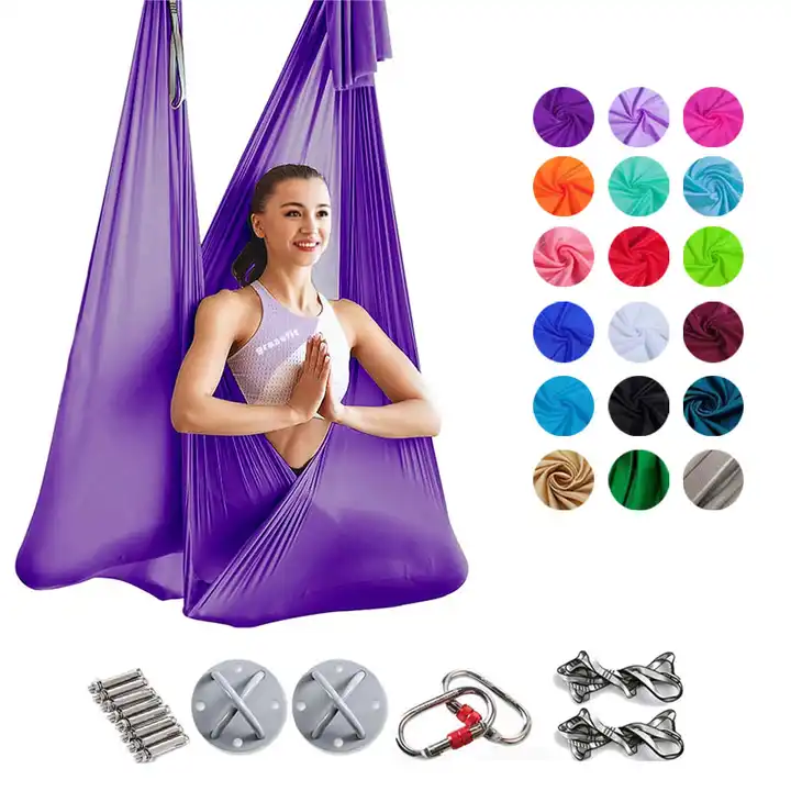 5m*2.8m Aerial Yoga Hammock-GRASSFIT--Physiotherapy Fitness Yoga ...