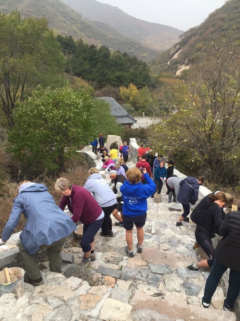 Repair the wild Great Wall at Badaling Remnant Great Wall