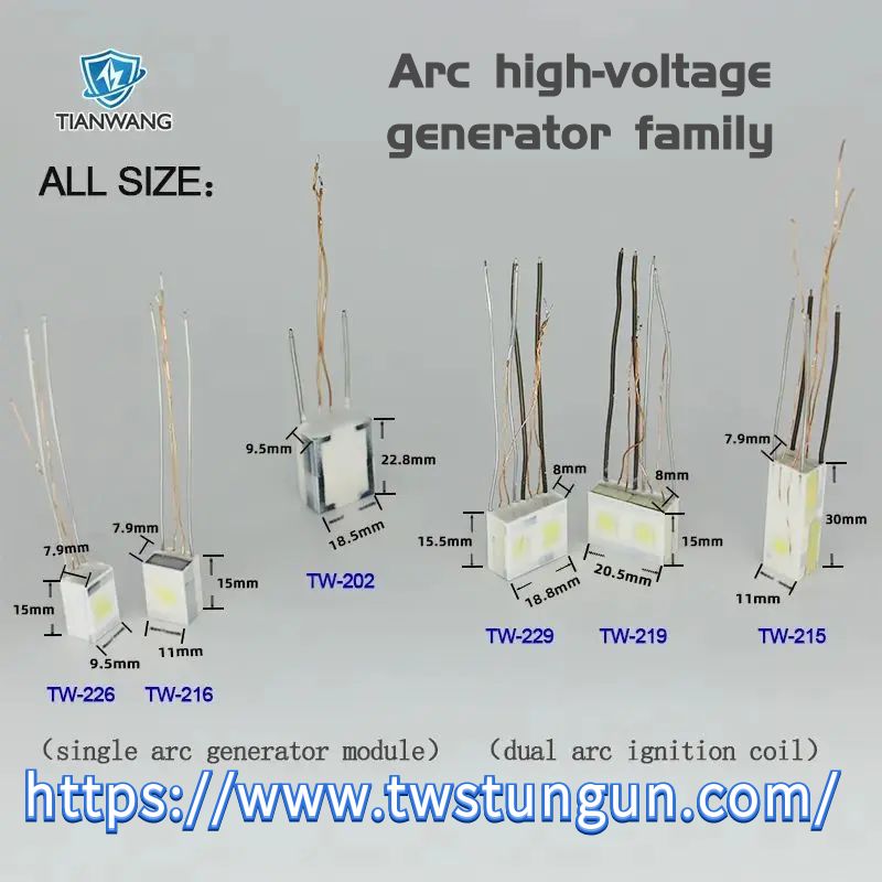 Arc high-voltage generator