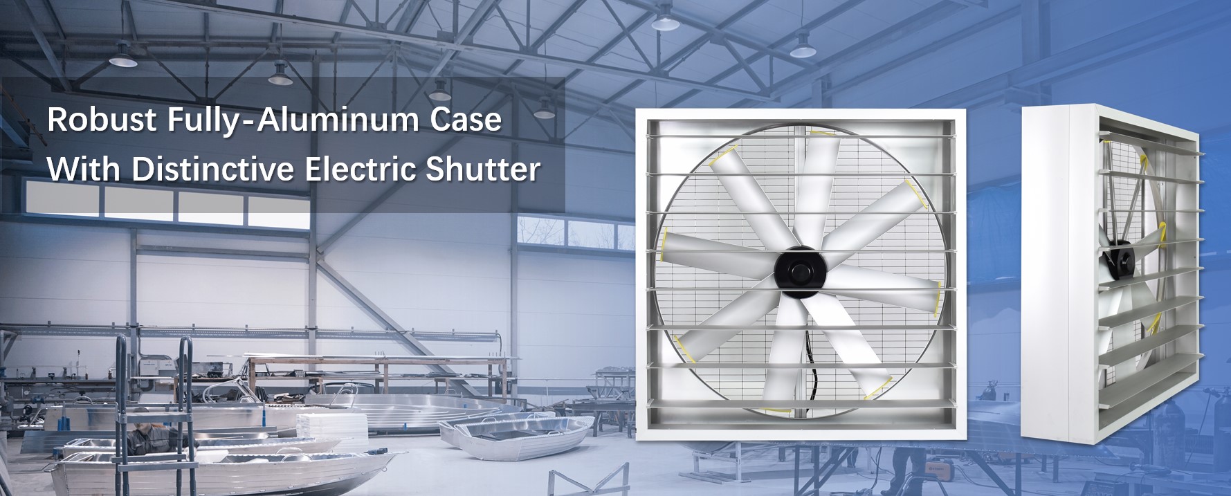 fully-Aluminum housing and electric shutter