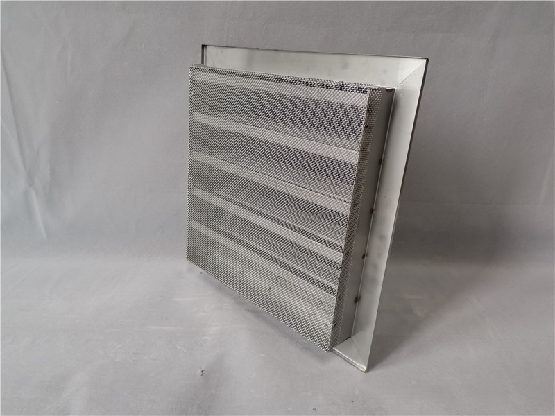 rain proof louver with insect mesh