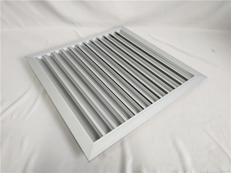Aluminium grille rain type with insect mesh