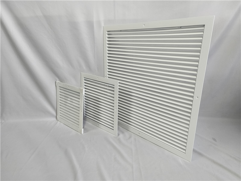 Aluminium grille air type with insect mesh