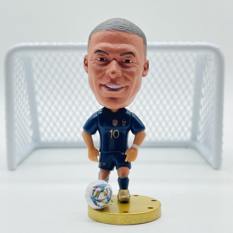 soccerwe 代表 Soccerwe France 10# Kylian Mbappe Figurines smile-soccerwe