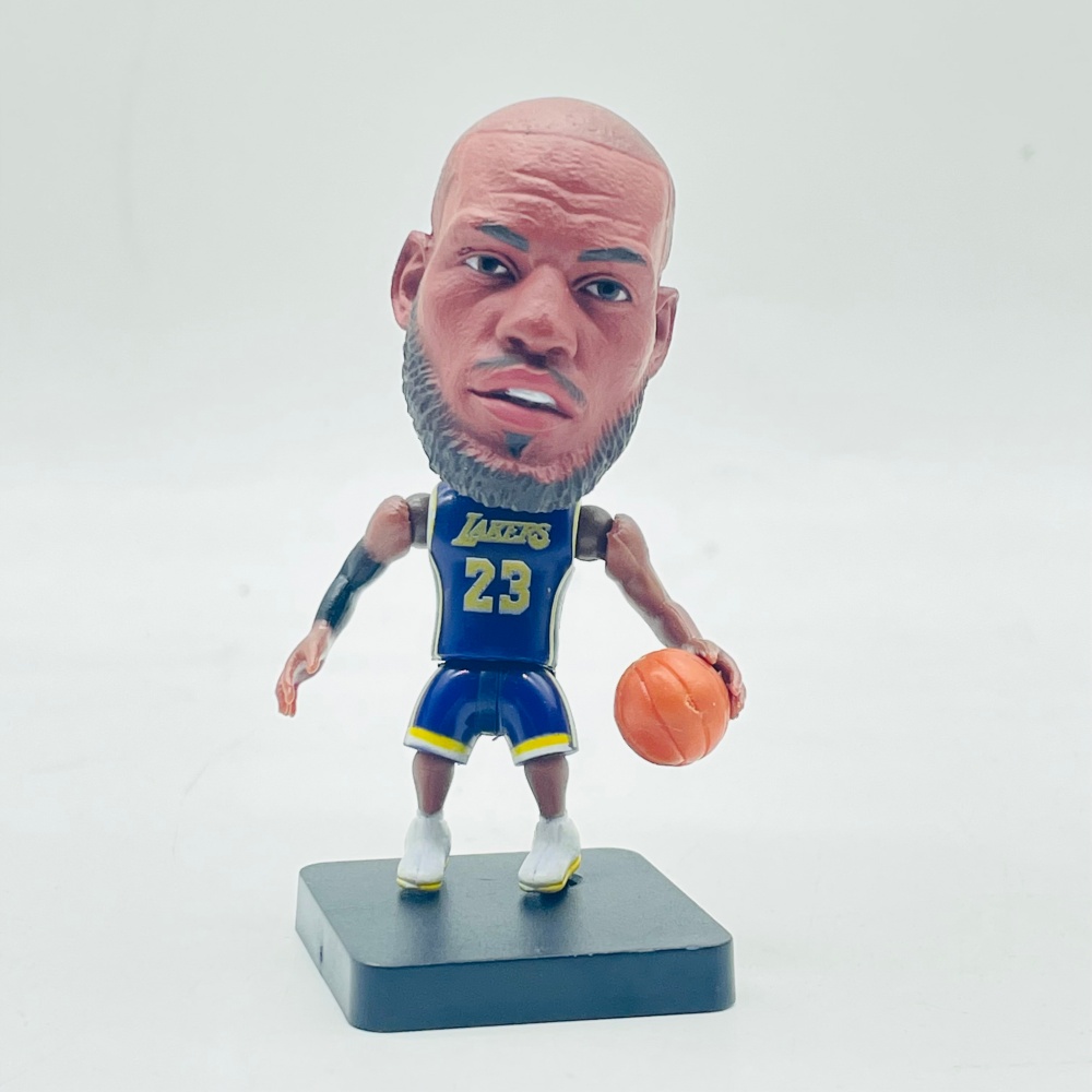Soccerwe NBA Lakers Player 23# Lebron James Doll Purple -soccerwe