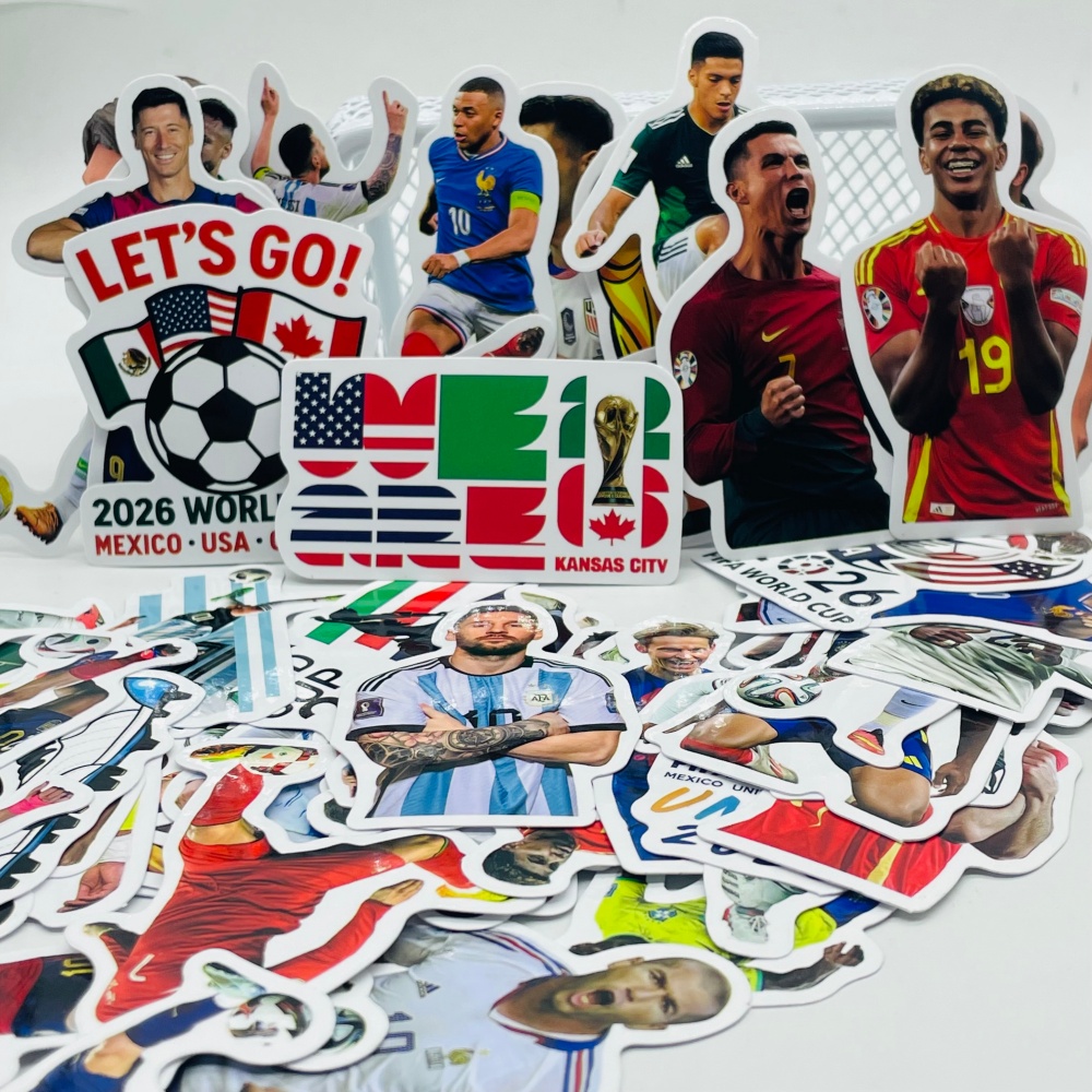 50pcs FIFA World Cup Stickers -soccerwe