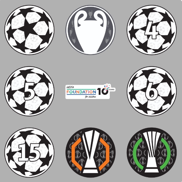 Patch UEFA Europa League + Fondation UEFA 10 Ans 2021-2026, Neuf Avec étiquettes