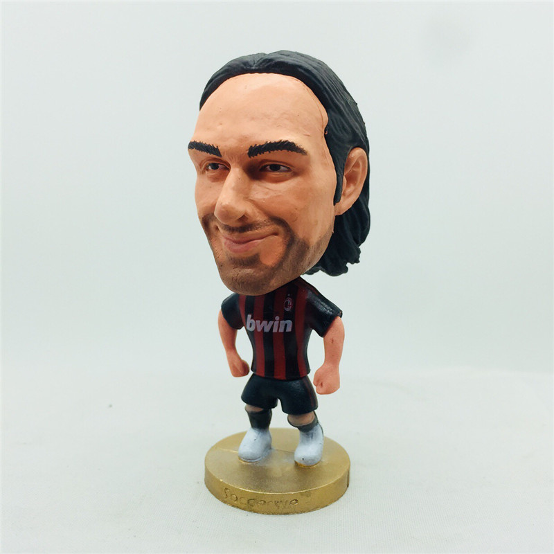 Soccerwe AC Milan Player Figures 13# Alessandro Nesta Doll Classic