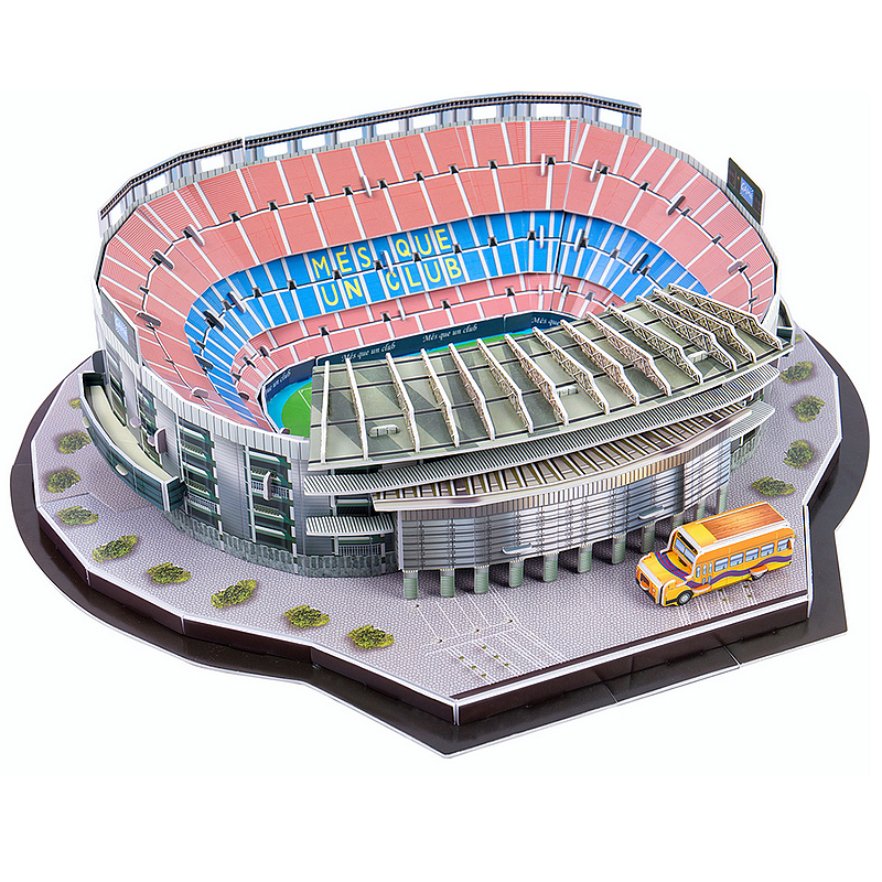 FC Barcelona Soccer Team Home Field Camp Nou Puzzle EPS Material 