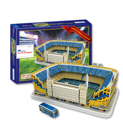  Classic Football Stadium Puzzle,3D Puzzle Soccer Club Venues,3D  Paper Model Building Puzzle Kit, Soccer Stadium Souvenir Gift,Handmade  Puzzle Ornaments，Cardboard Model (PARC des Princes) : Home & Kitchen