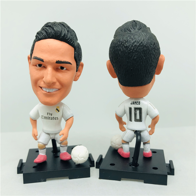 Soccerwe Real Madrid Player Figures 10# James Rodriguez Doll