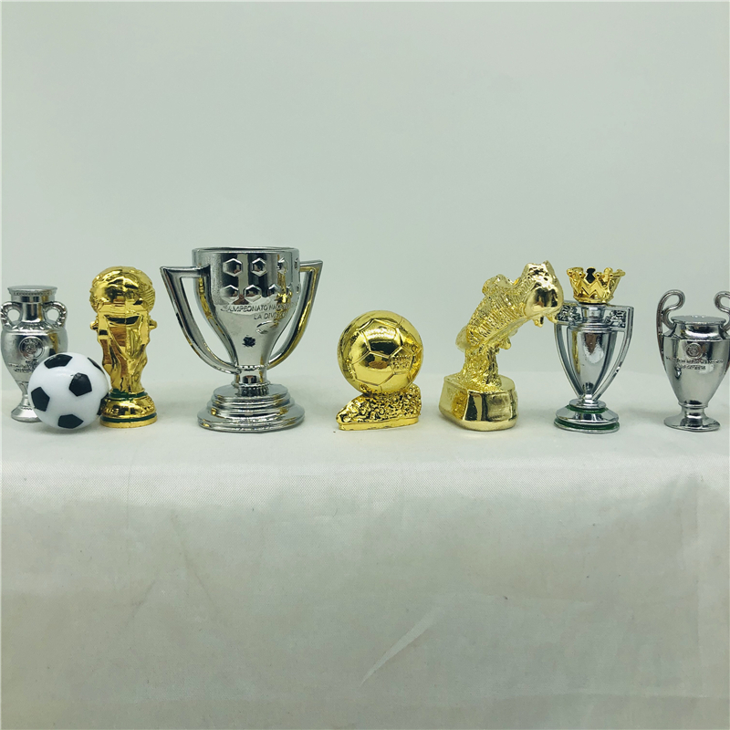 Golden World Cup Trophy Mini Metal Trophy 3 cm Height Size Gold