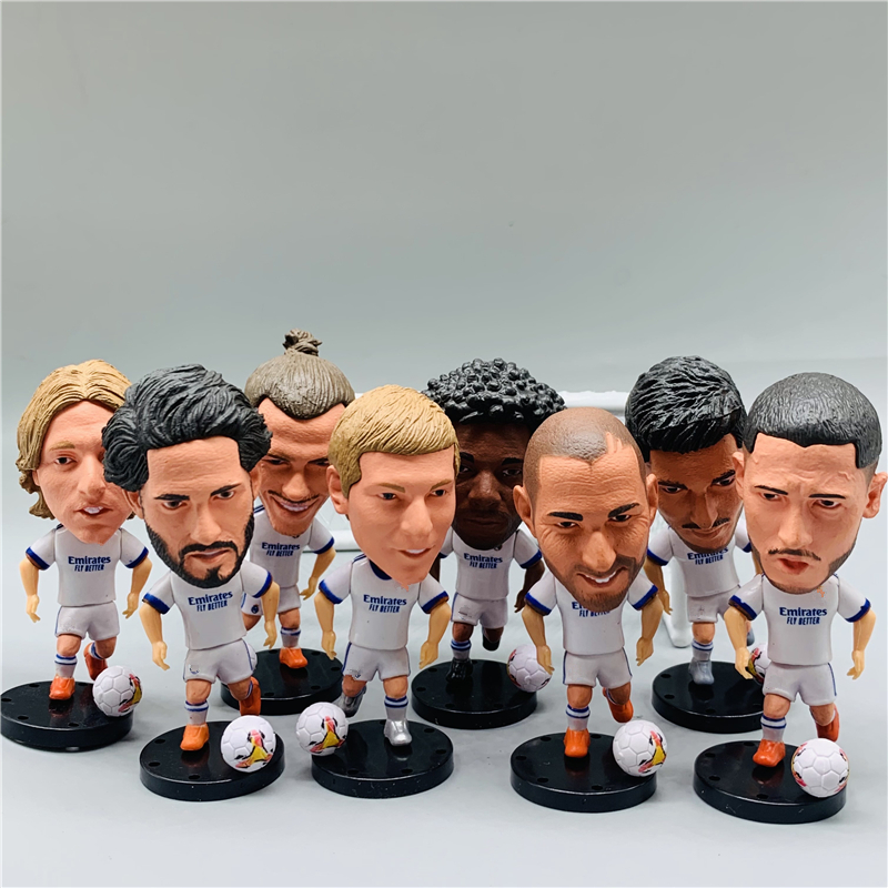 Real Madrid Cf Collectibles Soccer Star Dolls Benzema Courtois