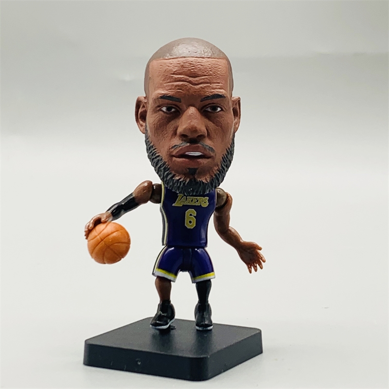 JAN229064 - NBA W3 LAKERS LEBRON JAMES PURPLE JERSEY REACTION FIG -  Previews World