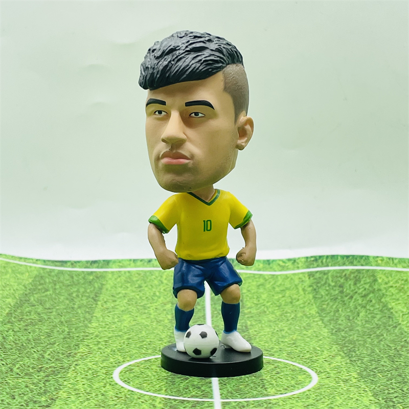 Soccerwe 6,5cm Figuras De Futebol De Altura 2022 Copa Mundial Brasil 11 #  Ro ⊕ Ho Série Versão Móvel Boneca Fan Doll - Escorrega o Preço