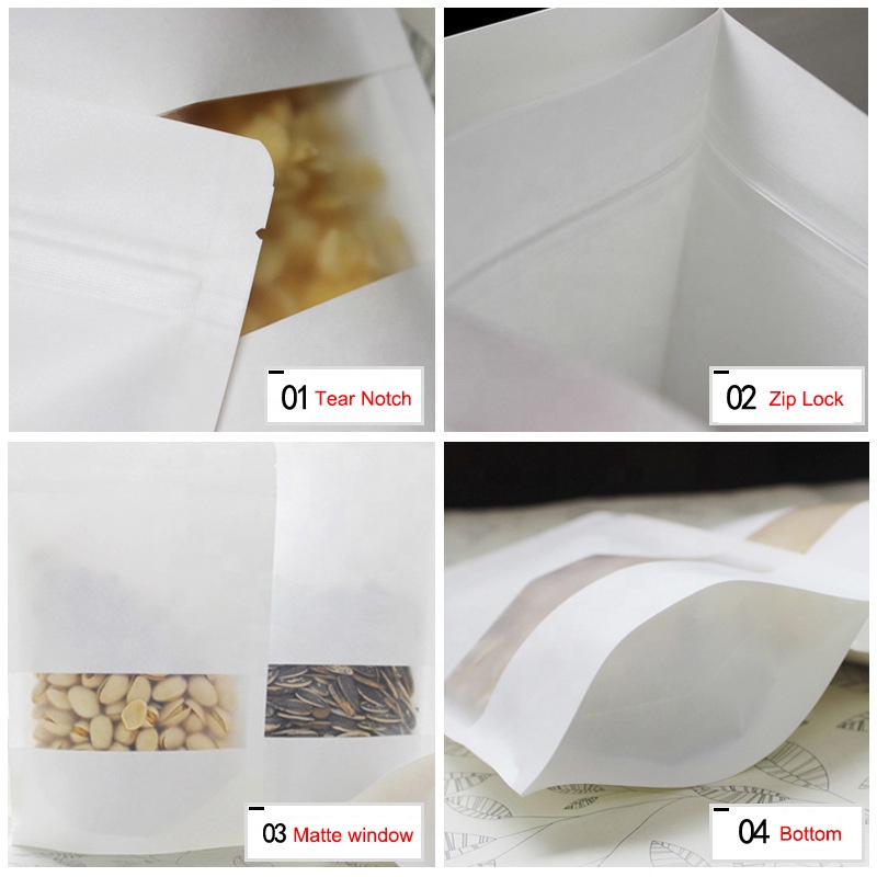 Stand-Up-ZipLock-White-Kraft-Paper-Bag