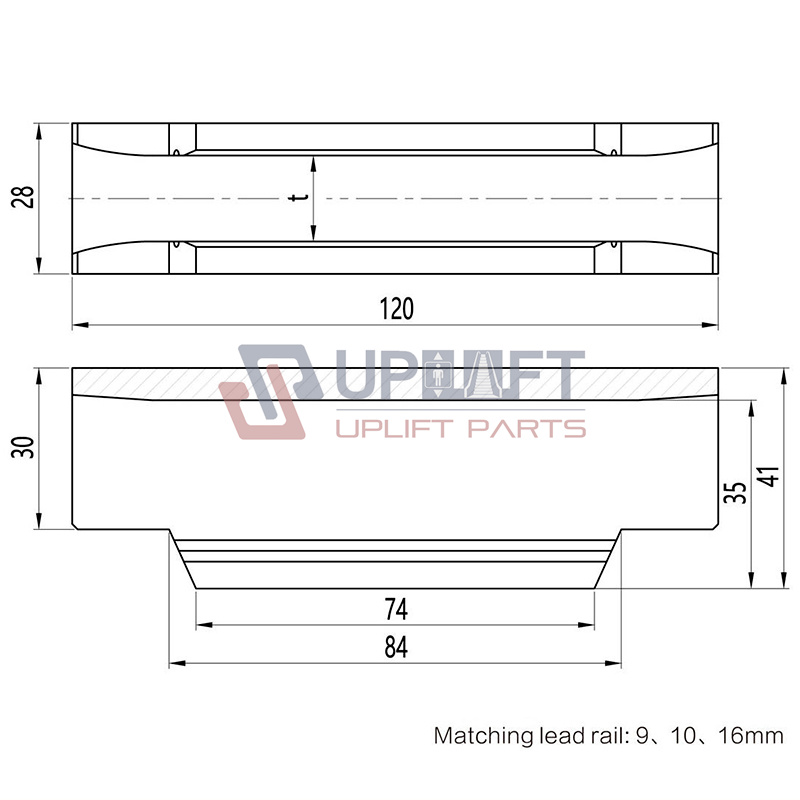 UP002069借OX-450AB靴衬1016mm-2-1