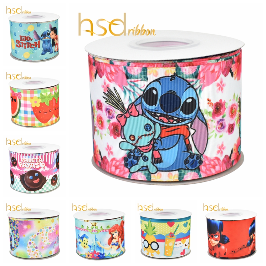 HSDRibbon midi 3 inch 22MM 38MM 50MM 75MM Disney Heat transfer