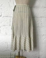 Striped Ruffle Skirt