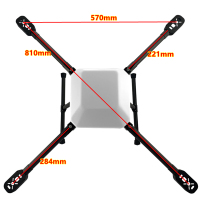 伞810mm轴距CL750四轴机架61