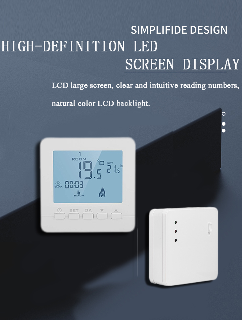 OEM Thermostat Used With Receiver Wireless Programmable Thermostat for