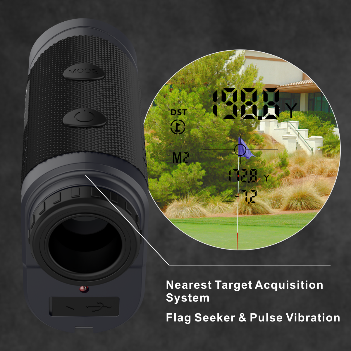Raythor Golf Range Finder Gen S2 Dark