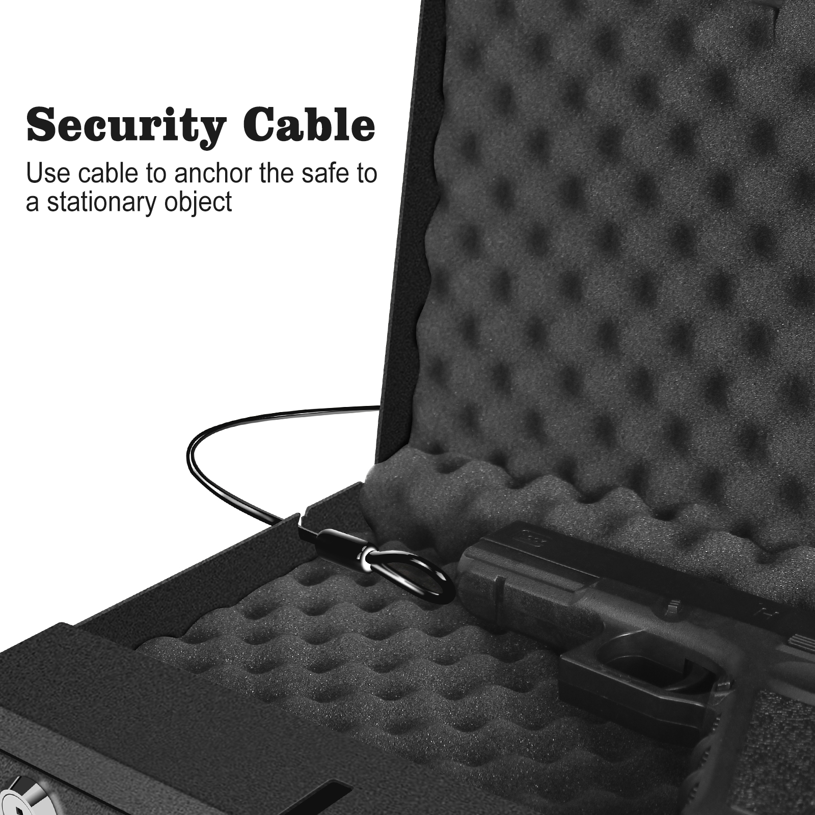 Details about   Biometric Fingerprint Pistol Safe Box Handgun Gun Security Storage Digital Lock 