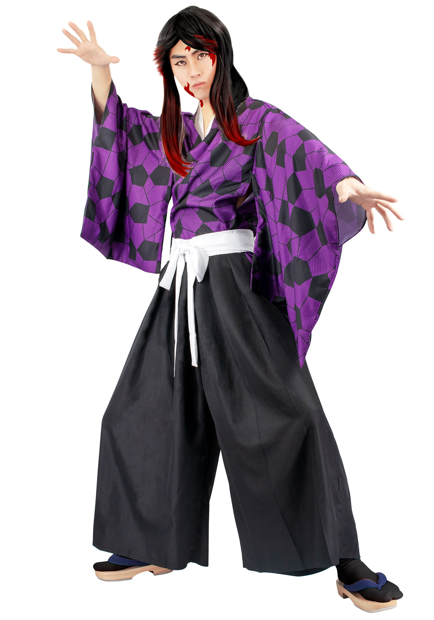 Demon Slayer: Kimetsu no Yaiba Kokushibou Cosplay Costume-dazcos.com