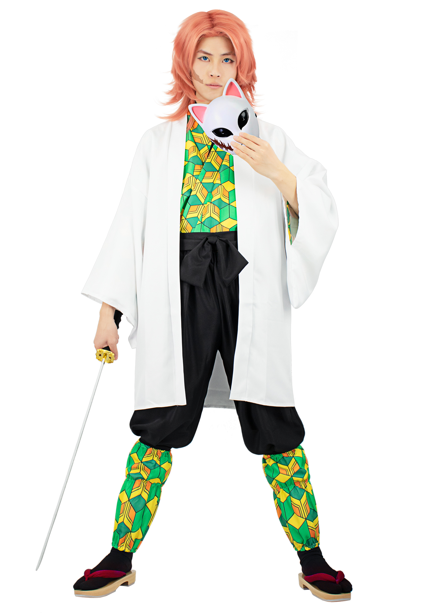 Demon Slayer Kimetsu No Yaiba Sabito Cosplay Costume Dazcos Com