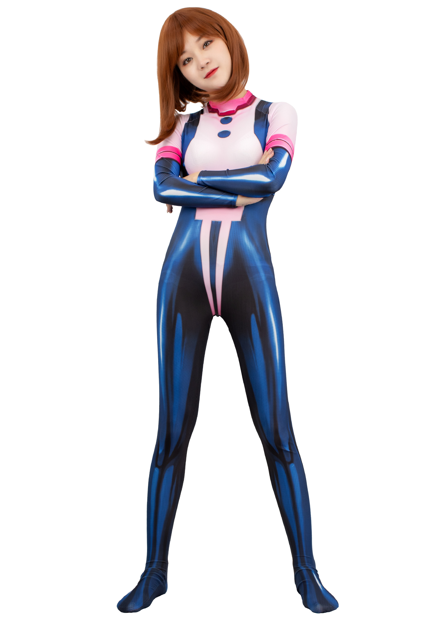 BNHA Ochaco Uraraka Cosplay Costume Bodysuit-dazcos.com