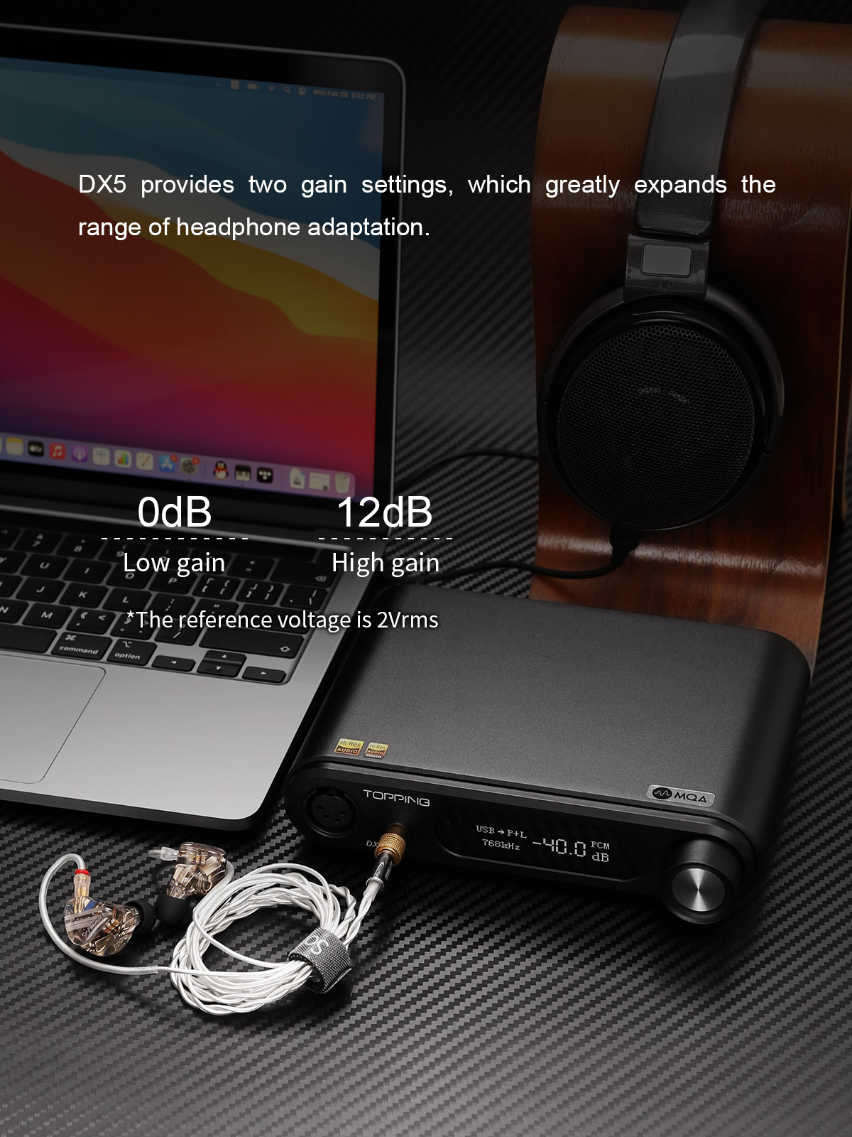 DX5 DAC&Headphone Amp-TOPPING