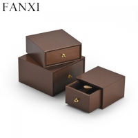 H04802-Uniquebrowndrawertypejewelrypackingbox
