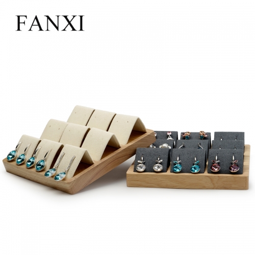 SM037-FANXIOEMCustomNaturalWoodJewelryDisplayTray_