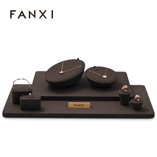 TT245-FANXIfashionbrowncolourjewellerydisplay-2