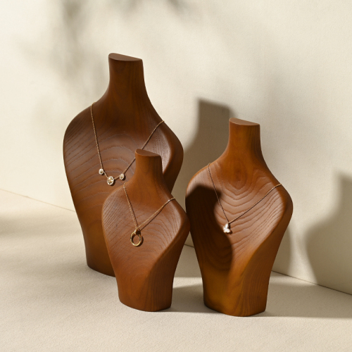 SM069-FANXIhotsalesolidwoodnecklacedisplayholder-2