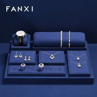 TT313-FANXIhighendjewelryholderwithbluemicrofiber-3