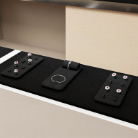TT273-FANXIluxuryblackcolourmicrofiberjewelrydisplayset-5