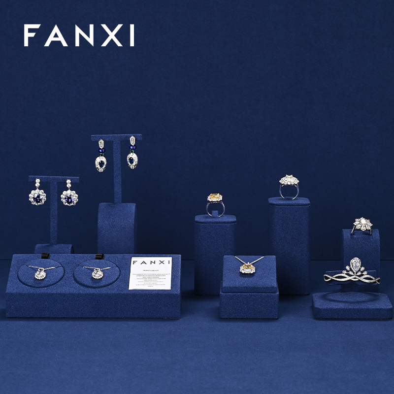 TT310-FANXInewarrivalbluemicrofiberjewelleryhanger-7