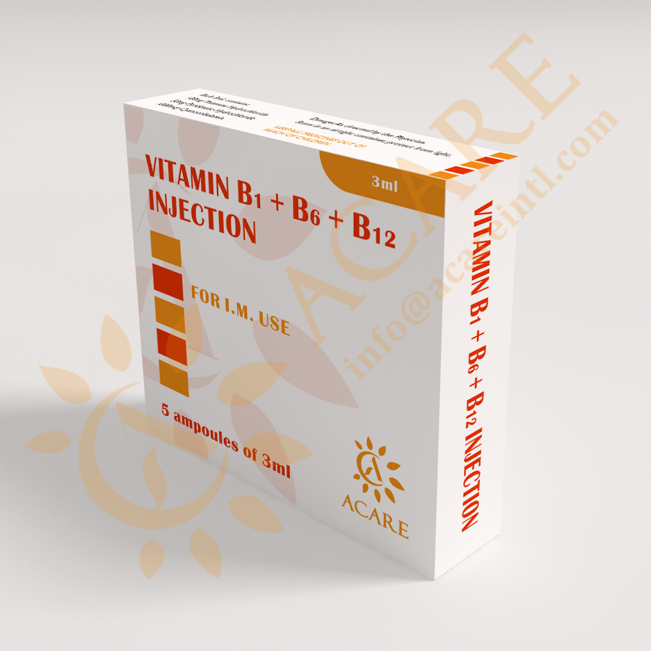 Vitamin (B1 + B6 + B12) InjectionAcare Intl
