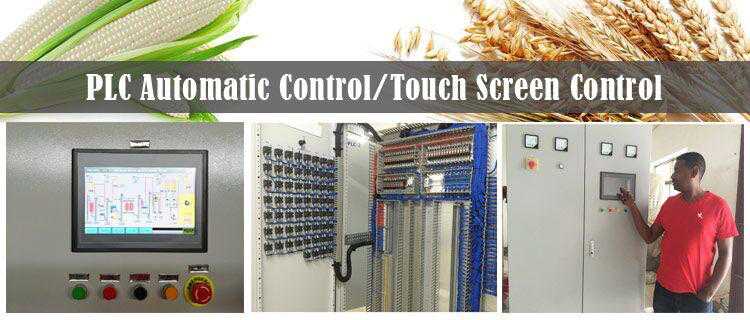 PLC touch screen control