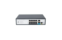 8 Ports 10/100Mbps PoE Switch with 2 Gigabit RJ45 and 1 SFP Uplink