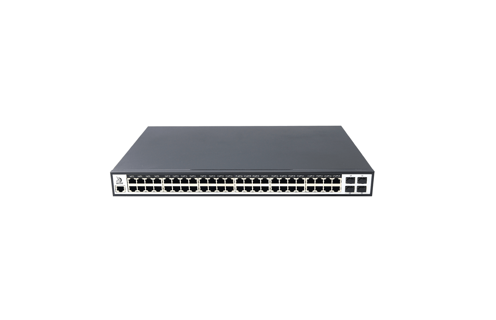 48 Ports 10/100/1000Mbps Managed PoE Switch with 4 Ports 2.5G SFP+