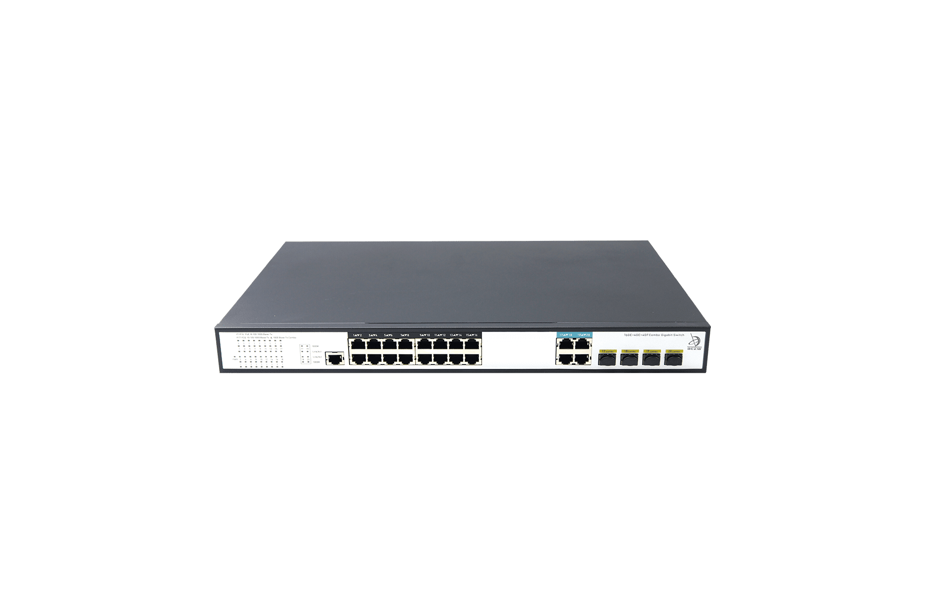 16-Port Layer 2 Managed Gigabit Ethernet Switch 4 Gigabit Combo Uplink