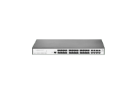 24-Port SFP Layer 2+ 10GE Static Routing Switch with 8 Gigabit Combo 