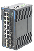 12 Port Gigabit Managed Industrial Switch with 12 SFP