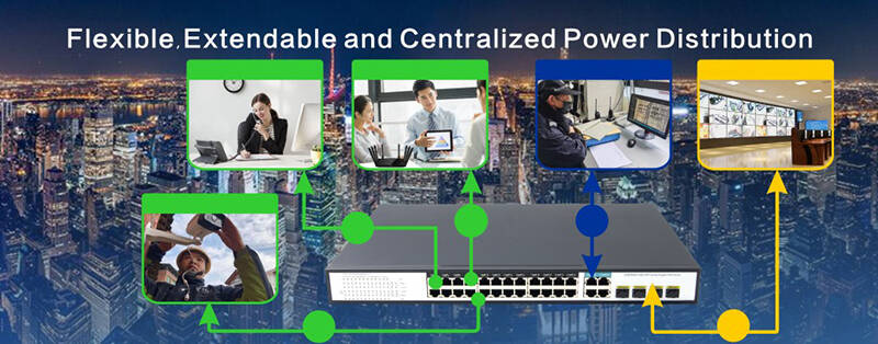 High-quality , Configure-free 24 Ports Gigabit PoE+ Switch for System Integrators