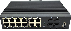 24 Ports Managed Industrial PoE Switch