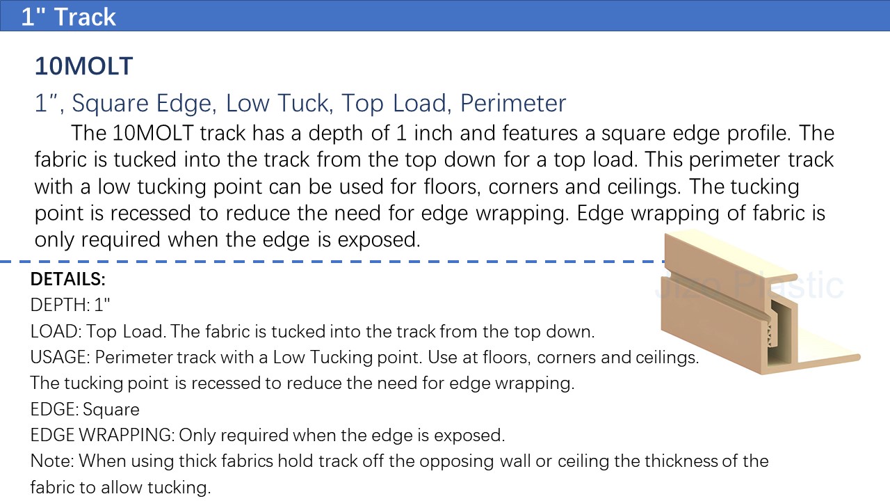 Affordable Fabric Track,10MOLT,1