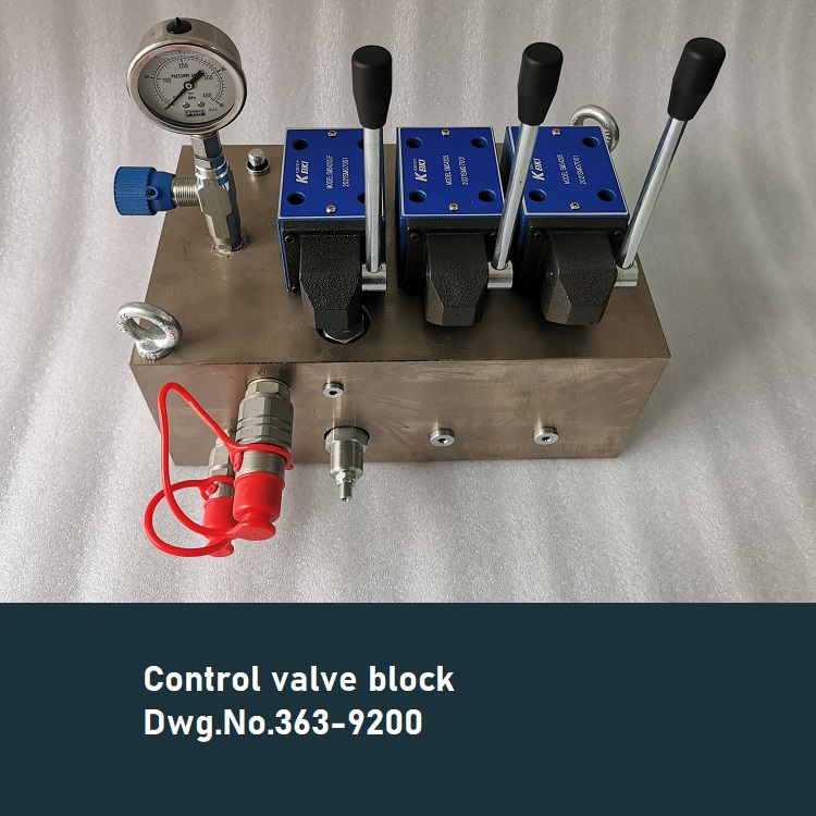 ControlvalveblockDwg.No.363-9200-TTS